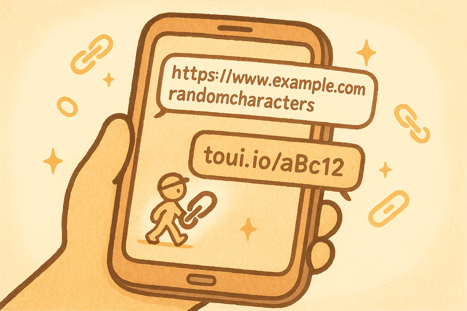 toui.io now has a Telegram bot — shorten any URL from chat