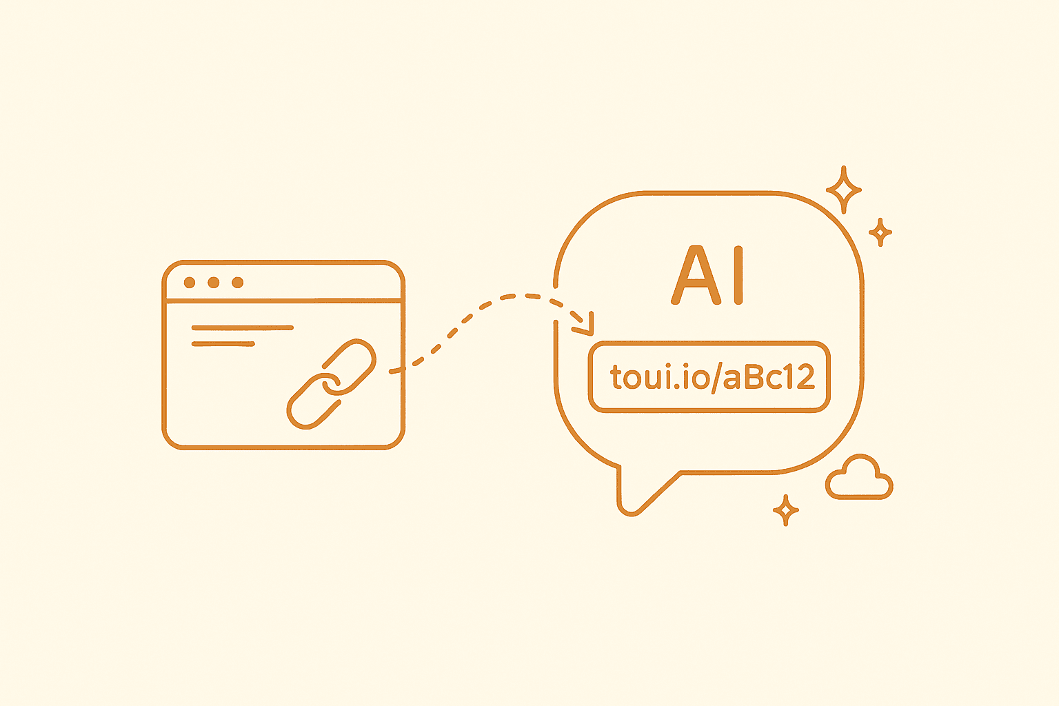 A URL shortener's job changed in 2026 — so I moved it into the AI chat